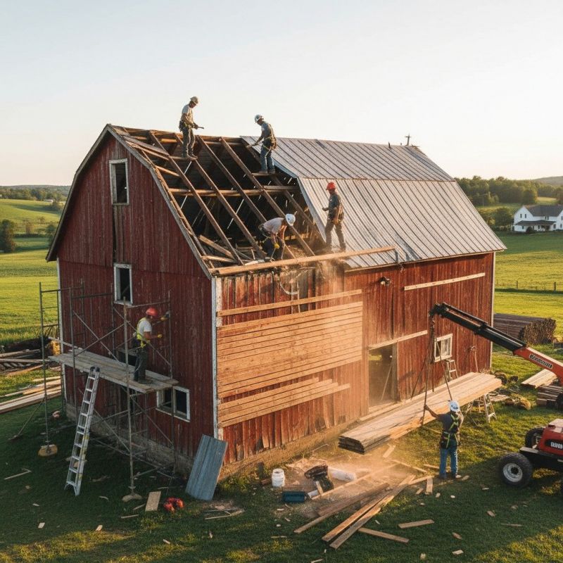 Barn Structural Repair in Wilmington, NC
