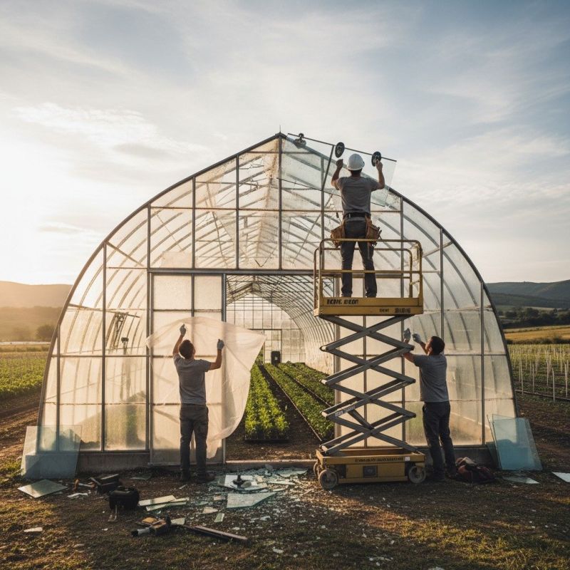 Greenhouse Installation detail