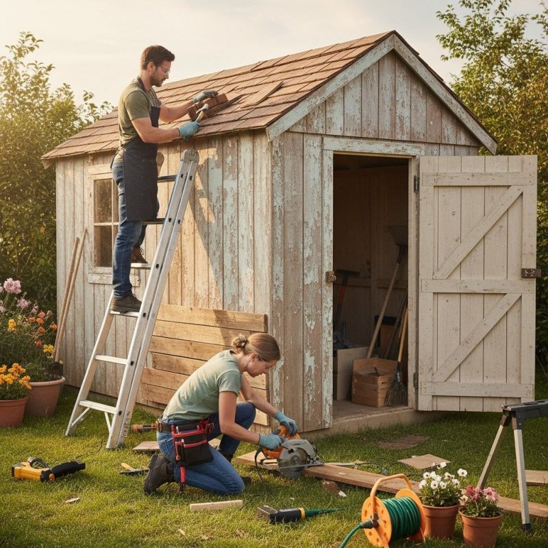 Shed Roof Repair in Wilmington, NC