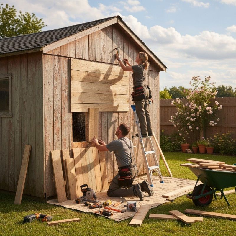 Storage Shed Repair in Kansas City, KS